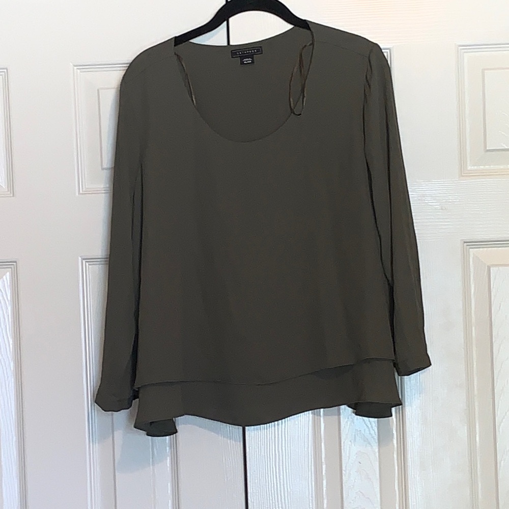 Metaphor Women's Dark Olive Blouse